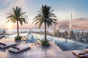 SLS Dubai Hotel Residences rooftop pool e1660650339395